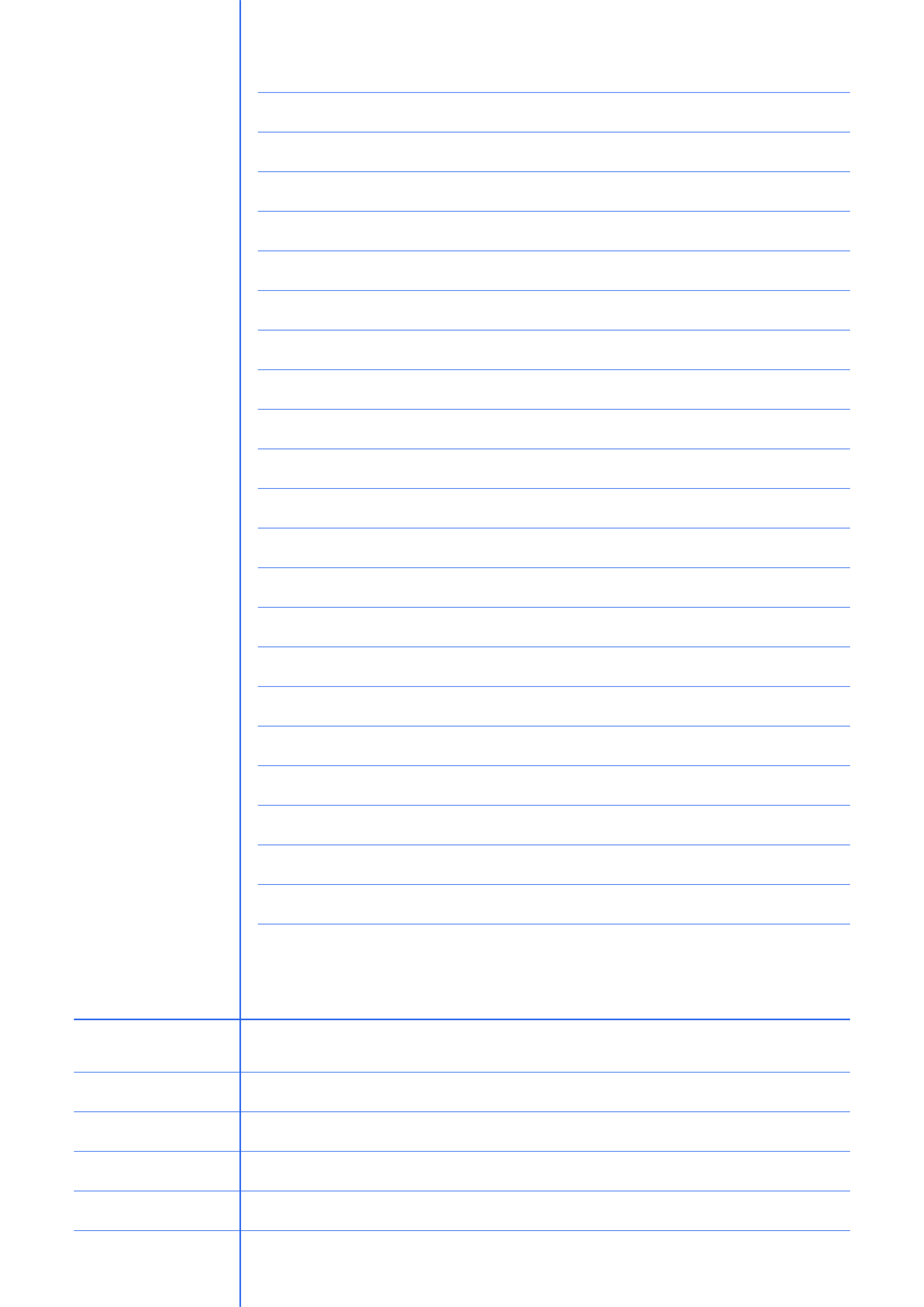 A4 1cm Printable Cornell Notes Paper preview