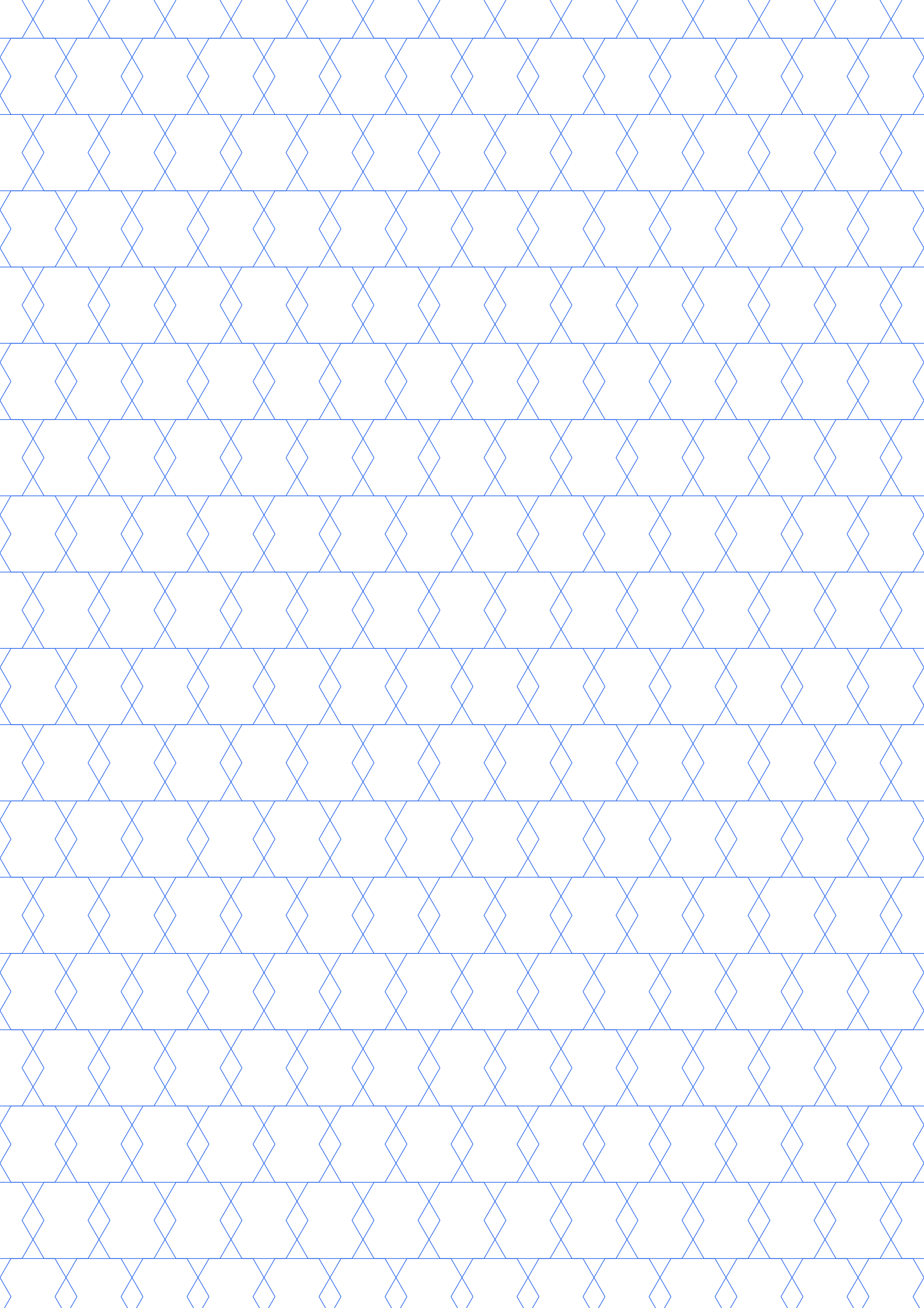 A4 1cm Printable Hexagonal Grid Paper preview