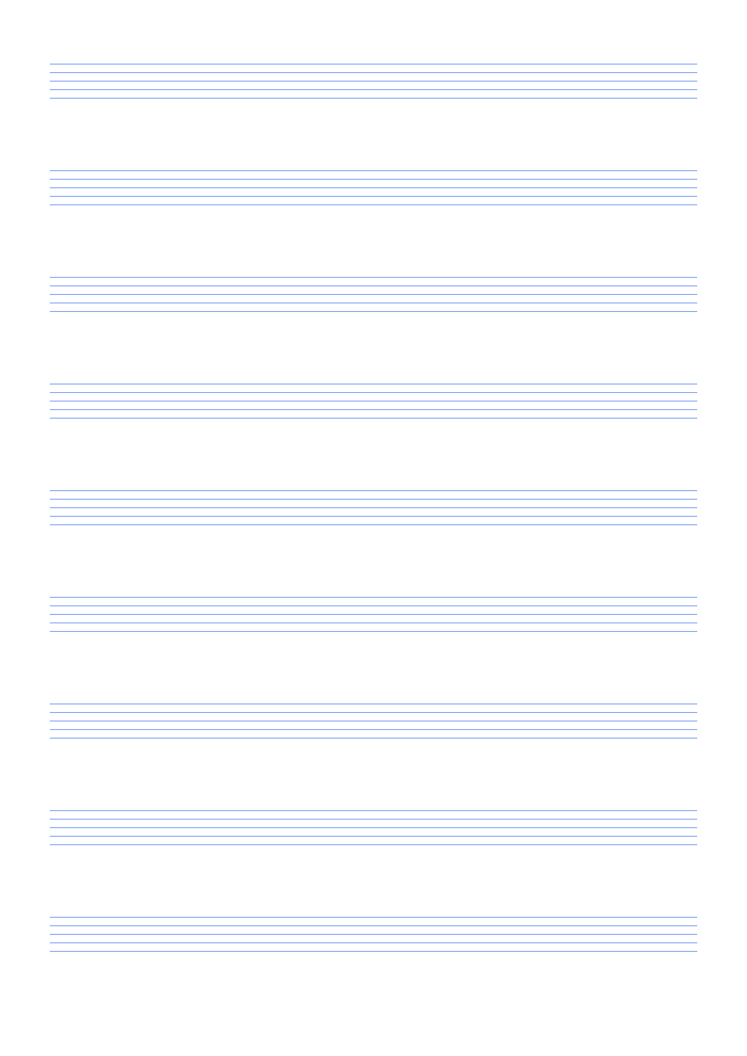 A4 1cm Printable Staff Paper preview
